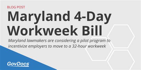 state of maryland 4 day work week